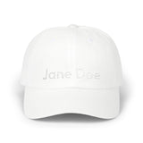 Jane Doe Cap (white lettering)