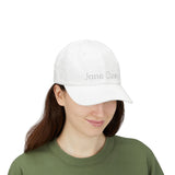Jane Doe Cap (white lettering)