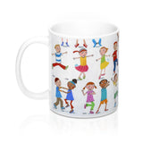 Roxanna Baer- "Kids Dancing" Mug 11oz